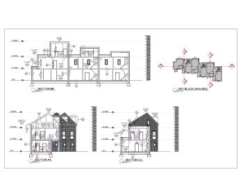 Houses Society Project in USA .dwg-5
