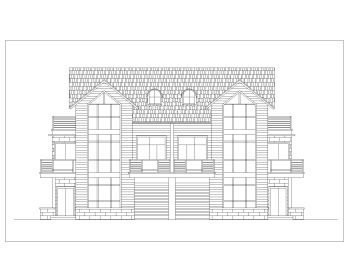 Houses Society Complete 2D Elevations   .dwg_32