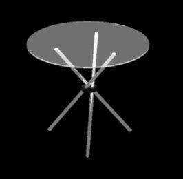 箸のスタイル-丸テーブル