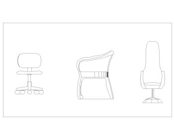 Hydraulic Chairs for Office .dwg_10