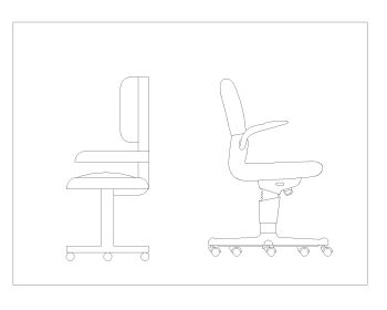 Hydraulic Chairs for Office .dwg_2