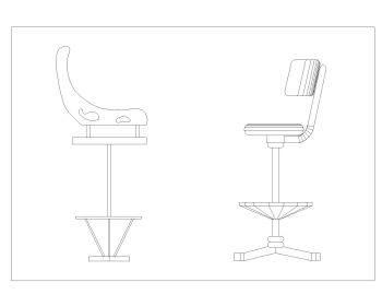 Hydraulic Chairs for Office .dwg_6