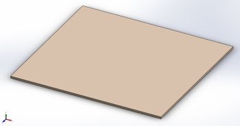Inclined Sheet Solidworks model