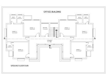 Industrial Office Building Design GF Plan .dwg_1