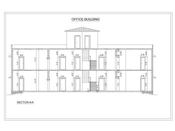 Industrial Office Building Design Section .dwg_5