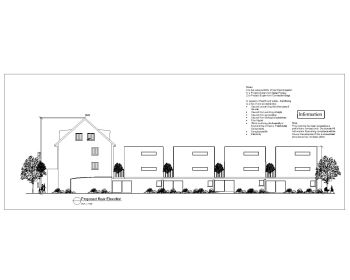Irish (Ireland) Duplex Apartments New Existing and Proposed Design Elevation .dwg-2