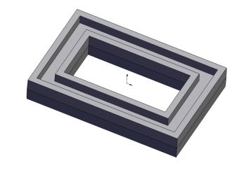 Irregular Board Burr Puzzle Solidworks model