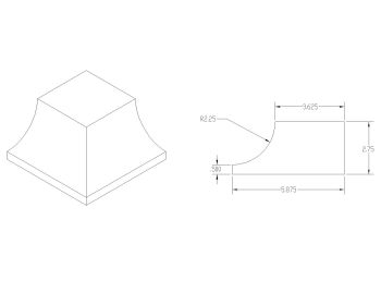 Isometric Views with Sectional Details of Concrete Work .dwg-22