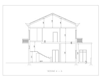 Italy House Design Section .dwg_AA