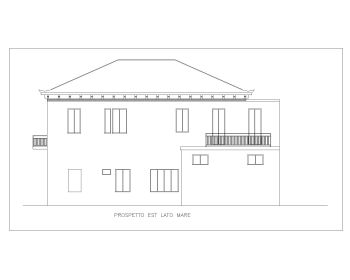 Italy House Design Elevation .dwg_2