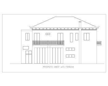 Italy House Design Elevation .dwg_3