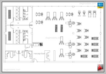 LARGE LIBRARY OF GYM EQUIPMENT, ROOM-AUTOCAD-2D