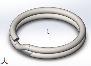 Key Ring Solidworks model