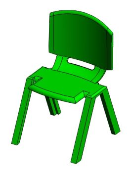 Kid Chair solidworks