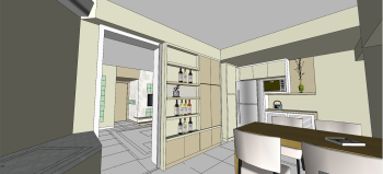 Kitchen and dinning room design skp