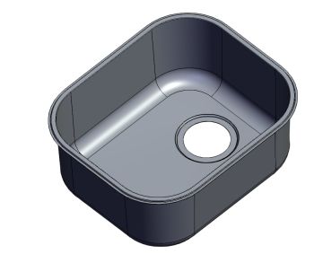 Kitchen sink sample-3 solidworks part