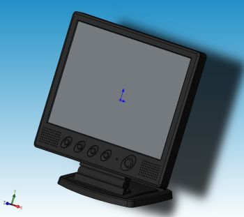 LCD Monitor Solidworks model
