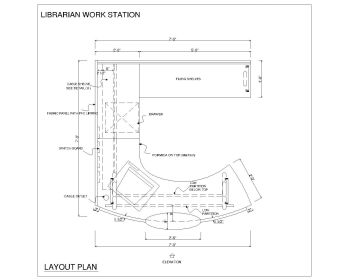 LIBRARIAN WORK STATION_LAYOUT PLAN