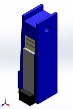 Leg Lower Right Solidworks model