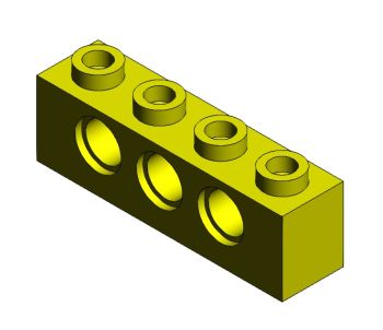Lego Block Solidworks model