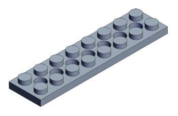 Lego Brick-003 Solidworks model