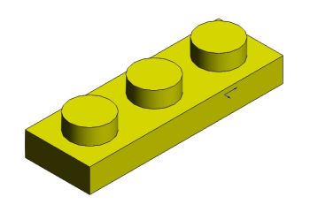 Lego Brick-012 Solidworks model