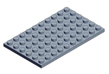 Lego Brick-019 Solidworks model