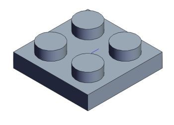 Lego Brick-029 Solidworks model