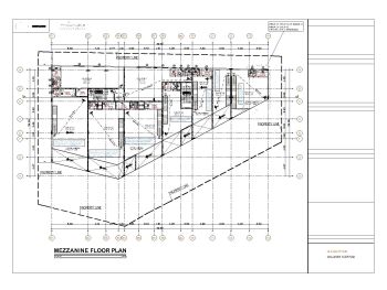Life Safety House Design Mezzanine Floor Plan .dwg