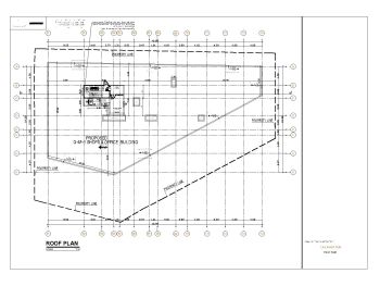 Life Safety House Design Roof Plan .dwg