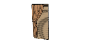 Light brown curtains(73) skp