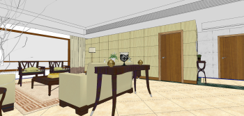 Luxury living room design skp