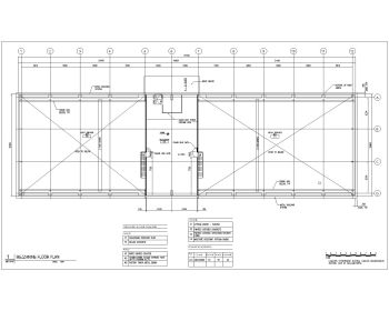 MAINTENANCE GARAGE Mezzanine Floor Plan .dwg