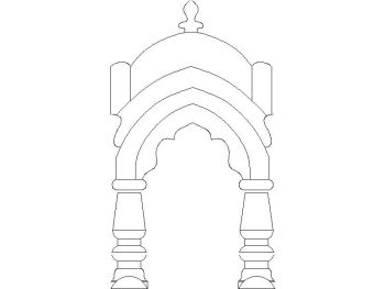 Traditional Chhatris_5 .dwg drawing