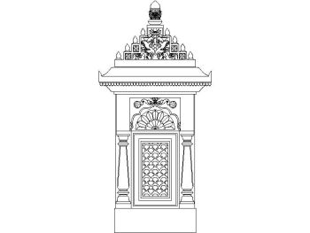 Traditional Chhatris_6 .dwg drawing