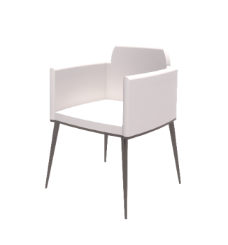 design dining chair revit model
