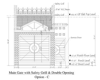 Main Gate with Safety Grill & Double Opening .dwg_3