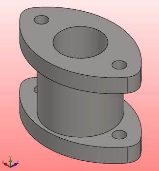 Main body for stuffing box Assembly Solidworks model