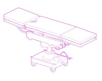 Medical-Table-Stretcher-3D-Dwg .dwg