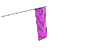 Medium light violet curtain(327) skp