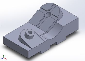 Mechanical bed Solidworks part