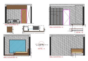 Multipurpose Hall Plan and Elevation.dwg