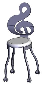 Music Chair solidworks