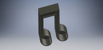 Music note cake mould 2