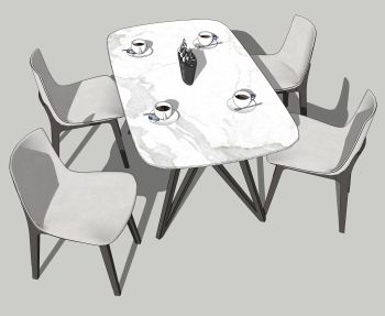 Mesa de jantar com 4 cadeiras skp
