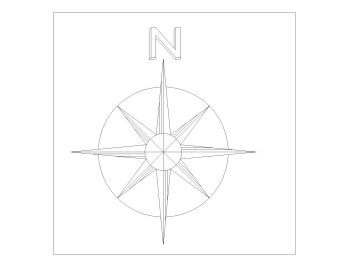 North Symbol for AutoCAD .dwg