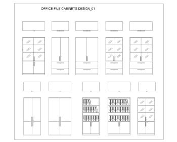 Office File Cabinet Design .dwg-1