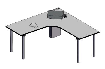 Office Table solidworks