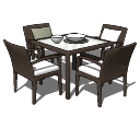 Table and chairs PAiuthuong08 skp