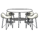 Table and chairs PAiuthuong26 skp